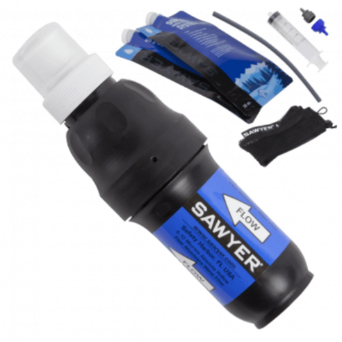 Sawyer Squeeze Water Filter Kit with 2x 1 Litre Water Pouches